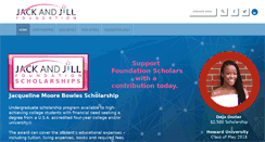 Desktop Screenshot of jackandjillfoundation.org