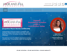 Tablet Screenshot of jackandjillfoundation.org